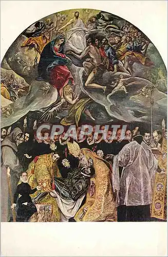 Moderne Karte Greco entierro del conde de orgaz