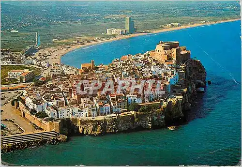 Cartes postales moderne 202 peniscola(castellon) vue aerienne