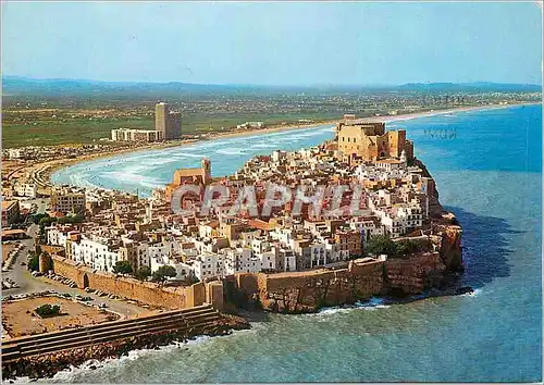 Cartes postales moderne Costa del azahar peniscola vista general