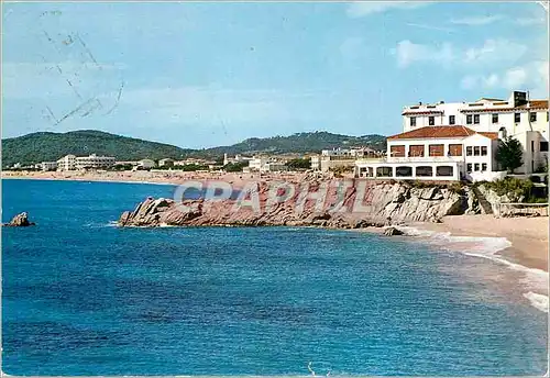 Moderne Karte Playa de aro(costa brava) hotel et plage