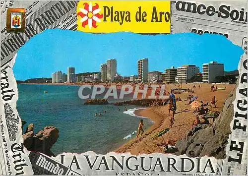 Cartes postales moderne Playa de aro(costa brava) vue generale de la plage