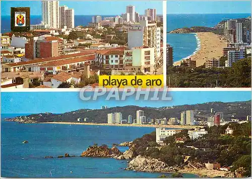 Cartes postales moderne Playa de aro(costa brava) n 33 divers aspects