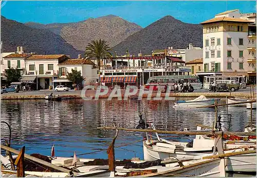 Moderne Karte Puerto de pollensa mallorca n 831 vue partielle