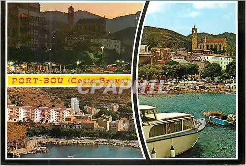 Cartes postales moderne Port bou 1988(costa brava)