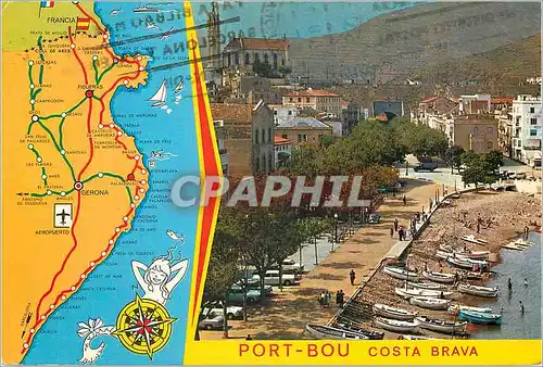 Cartes postales moderne Port bou 1975(costa brava)