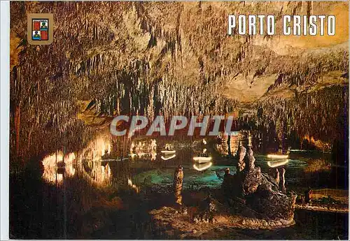 Cartes postales moderne Mallorca porto cristo n 3185 vue d une des salles des grottes