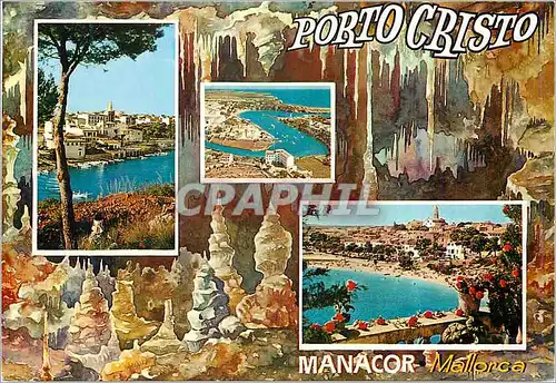 Moderne Karte Mallorca (baleares) espana porto cristo