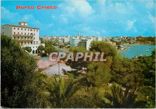 Moderne Karte Mallorca porto cristo