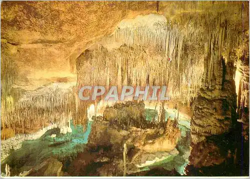 Cartes postales moderne Mallorca porto cristo cuevas del drach chateau en ruines