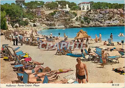 Moderne Karte Mallorca porto cristo playa