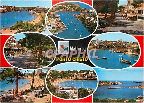 Cartes postales moderne Mallorca porto cristo varios aspectos n pm 643 m