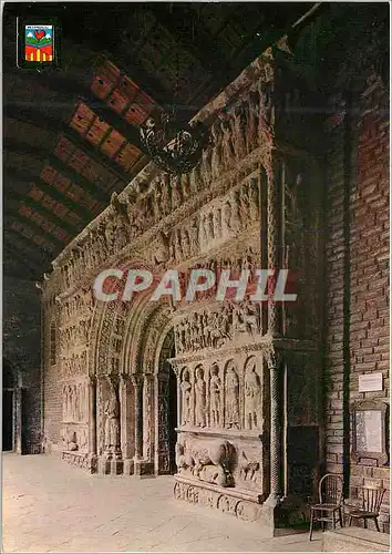 Cartes postales moderne Ripoll n 1513 entree monastere siecle xii