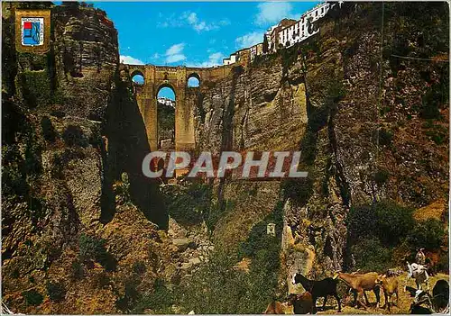 Moderne Karte Ronda n 26(costa del sol) pond neuf sur la fleuve tajo