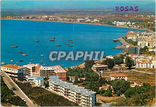 Cartes postales moderne Rosas costa brava 1137 beau panorama