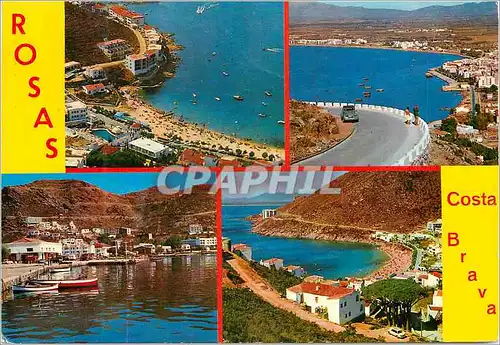 Cartes postales moderne Rosas costa brava 1179 m la ville au plus splendide present et futur touristique