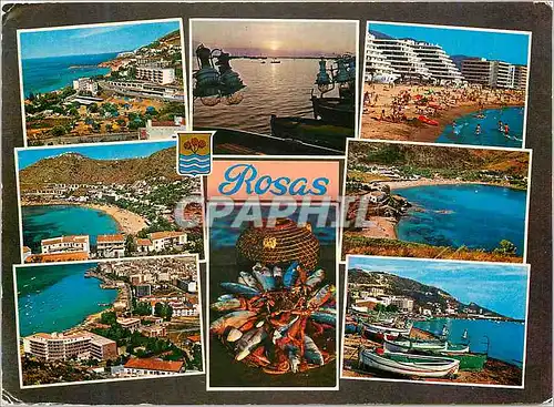 Cartes postales moderne Rosas costa brava varios aspectos n 3207 m