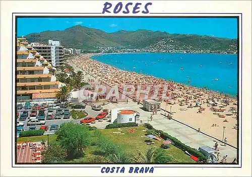 Cartes postales moderne Rosas costa brava 1132 promenade maritime sainte marguerite