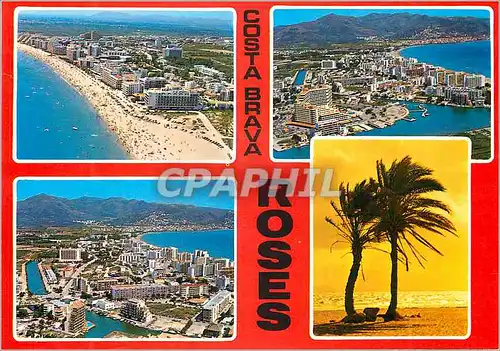 Cartes postales moderne Rosas costa brava r 147 vues diverses