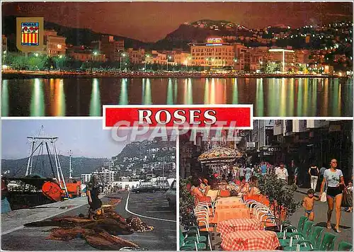 Cartes postales moderne Rosas costa brava n 89 divers aspects