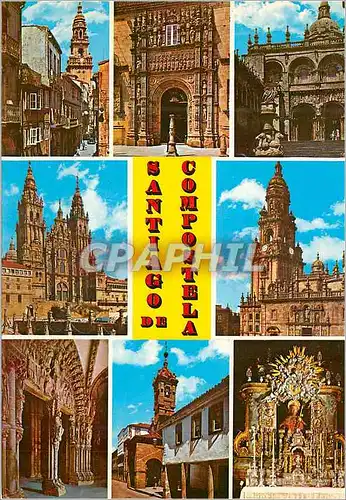 Cartes postales moderne Santiago de compostela 70 beautes de la ville