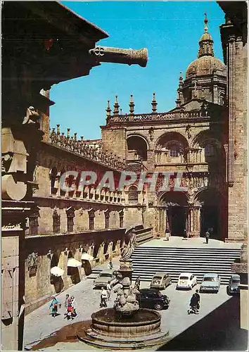 Cartes postales moderne Santiago de compostela 2039 cathedrale place des platerias