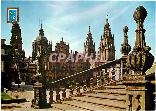 Cartes postales moderne Santiago de compostela n 1 la cathedrale facade de l arabacheria