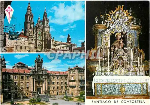 Cartes postales moderne Santiago de compostela 44 cathedrale seminaire