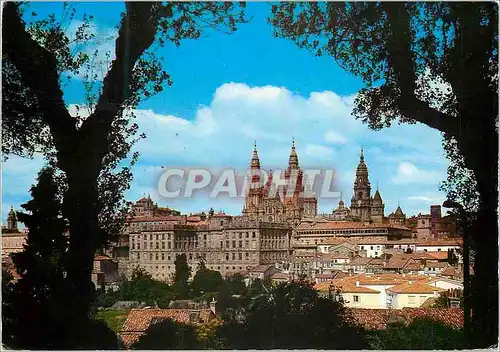 Cartes postales moderne Santiago de compostela 2081 la cathedrale vue du paseo de la herradura