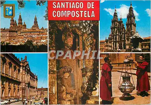 Cartes postales moderne Santiago de compostela divers aspects