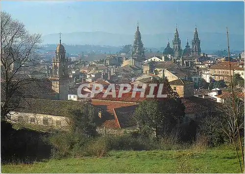 Cartes postales moderne Vista genral de la ciudad Santioago de compostela