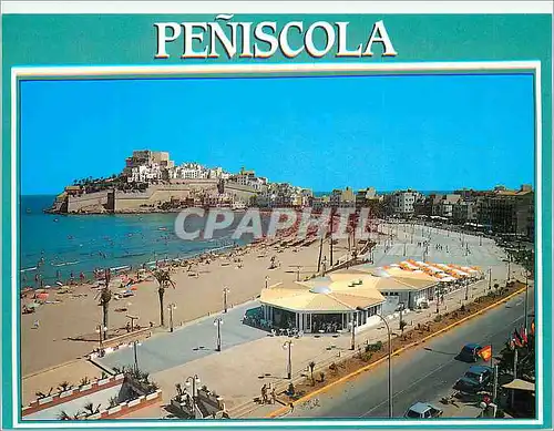 Cartes postales moderne Peniscola(castellon) 72 paseo maritimo y playa