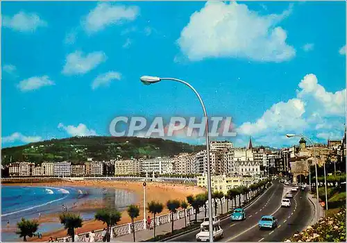 Cartes postales moderne San sebastian n 112 vue depuis miraconcha