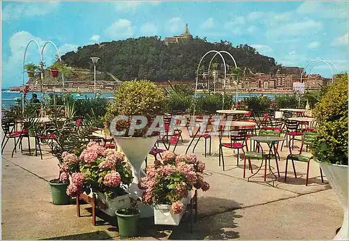 Cartes postales moderne San sebastian 2051 mont urgull des la perlo