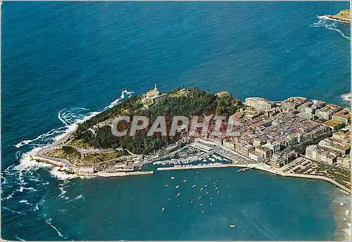 Cartes postales moderne San sebastian 20 vue aerienne