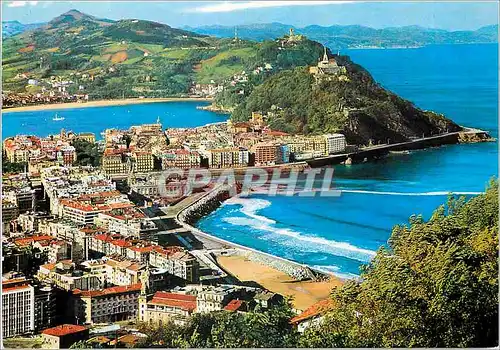 Cartes postales moderne San sebastian 46 vue prise du mont ulia