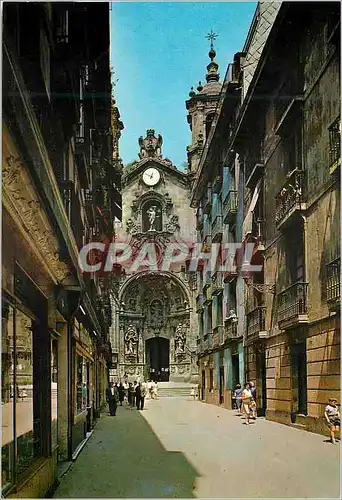 Cartes postales moderne San sebastian 1329 eglise de st marie