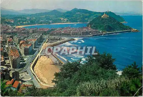 Cartes postales moderne San sebastian vue du mont ulia