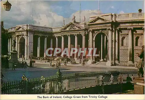 Moderne Karte The bank of ireland college green from trinity college