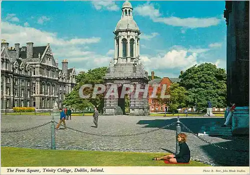 Moderne Karte The front square trinity college dublin ireland