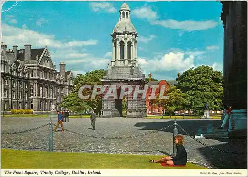 Moderne Karte Dublin ireland the front square trinity college