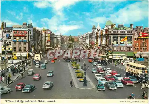 Cartes postales moderne Dublin ireland o connell bridge and street