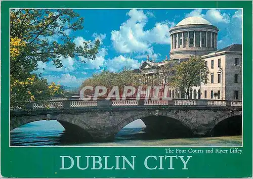Moderne Karte Dublin city