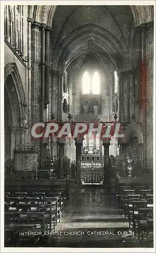 Cartes postales moderne Interior christ church cathedral dublin