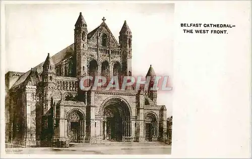 Cartes postales moderne Belfast cathedral the west front