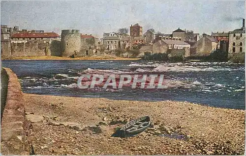 Moderne Karte River shannon and king john s castle