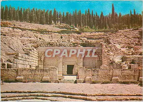 Moderne Karte Beth shearim entrance to the catacombs