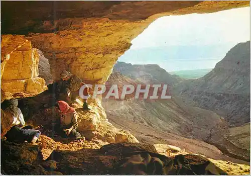 Moderne Karte Judean desert the cave at nachal zelim where the bar kochba letters were found