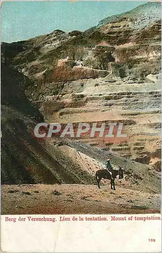 Cartes postales Berg der Versuchung Lieu de la tentation