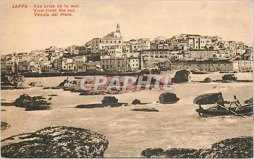 Ansichtskarte AK Jaffa Vue prise de la mer