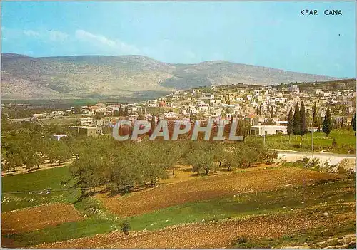 Moderne Karte Kfar Cana de Galilee